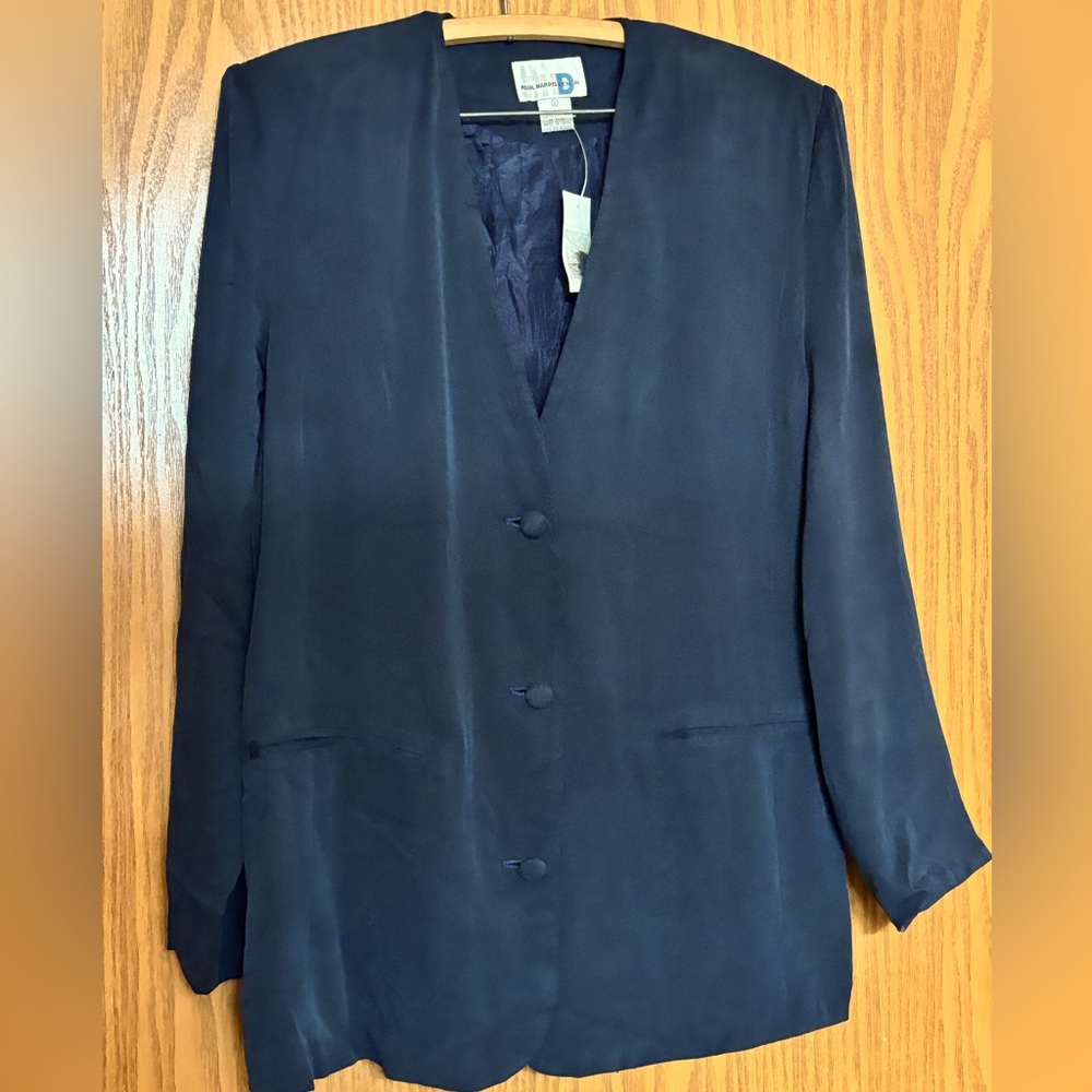 NWT Paul Harris Design Silk Jacket